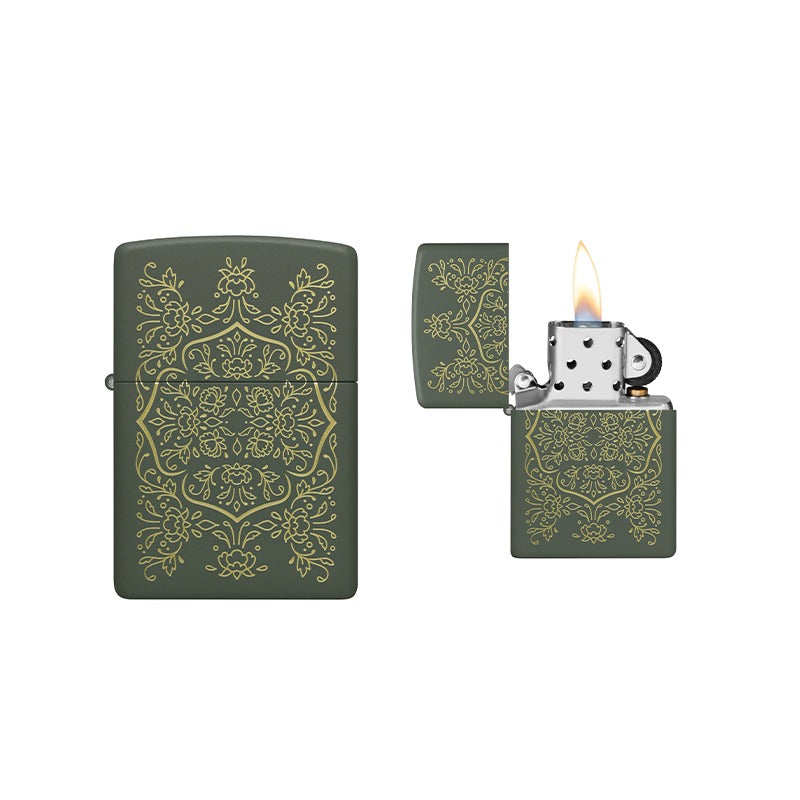 Zippo - Pattern Design Green Matte