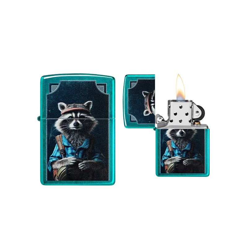 Zippo - Raccoon Hiker Design