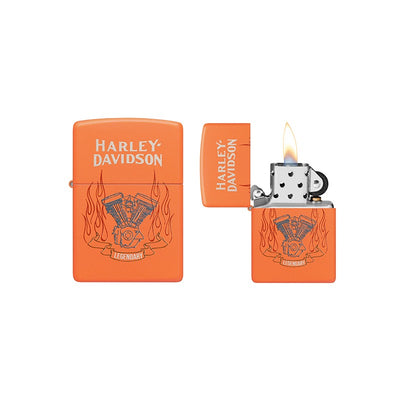 Zippo - Harley-Davidson Orange Matte