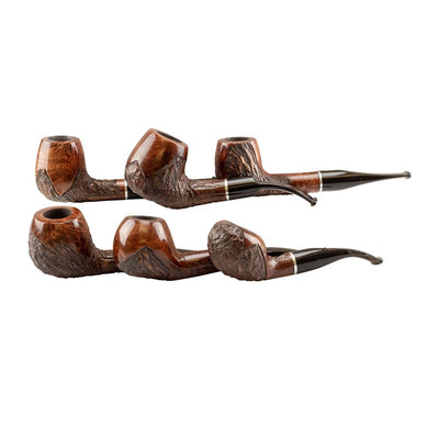 Bookwill - Bruyere Assortie pijpen - Rustic - Display 6st