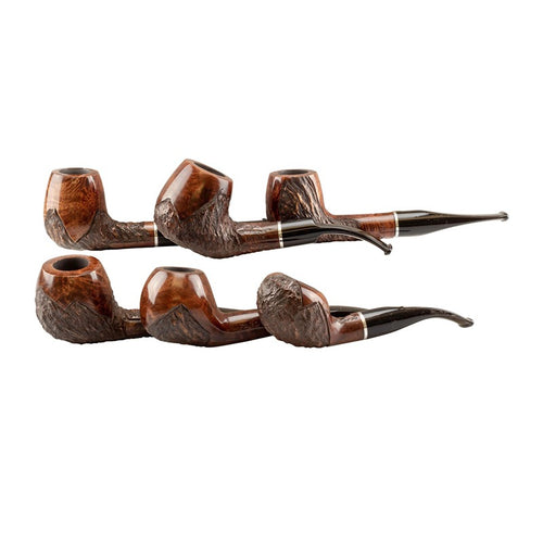 Bookwill - Bruyere Assortie pijpen - Rustic - Display 6st