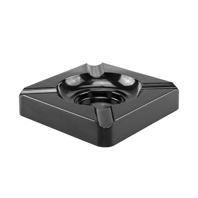 Bookwill - Sigaren-asbak - Bakelite - Zwart (15x15x3.5cm)