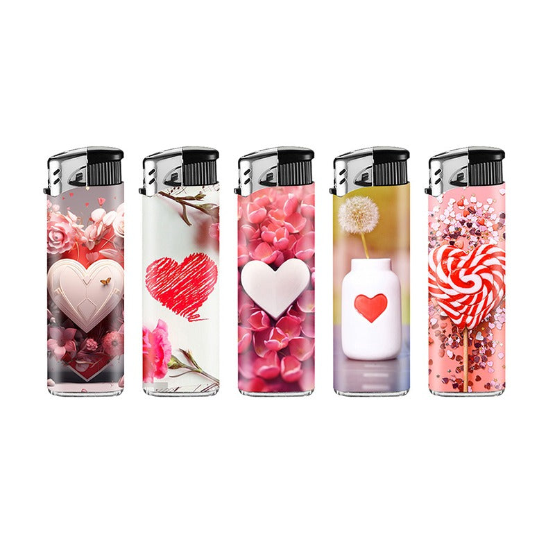 Lux - Wegwerp aansteker - Love - Display (50-stuks)