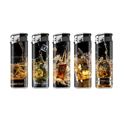 Lux - Wegwerp aansteker - Whiskey - Display (50-stuks)